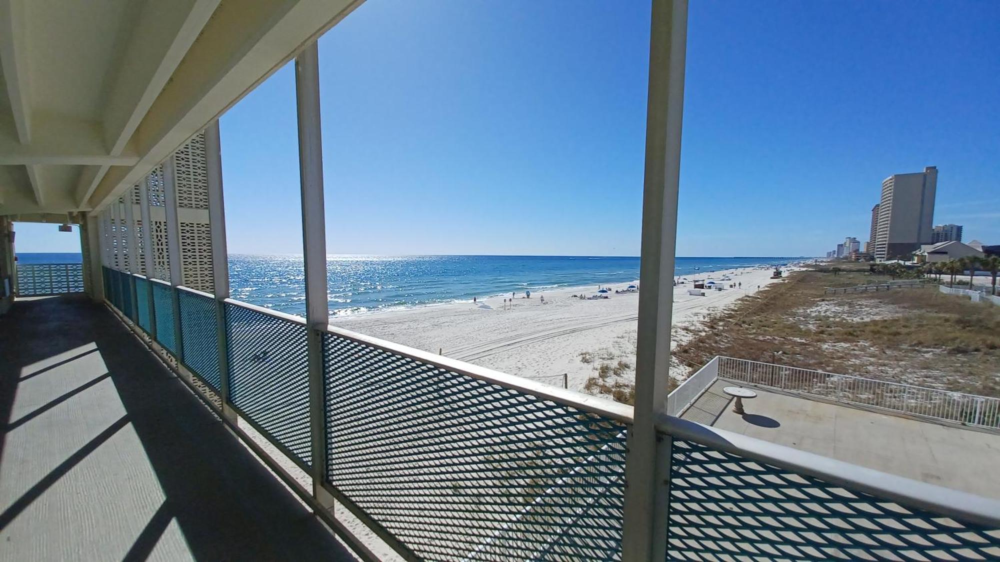 Couples Getaway, Honeymoon Sweet, Perfectly Cozy Beach Front Condo With Kitchen, Pool, Free Parking,Check-In At Door Panama City Beach Zewnętrze zdjęcie
